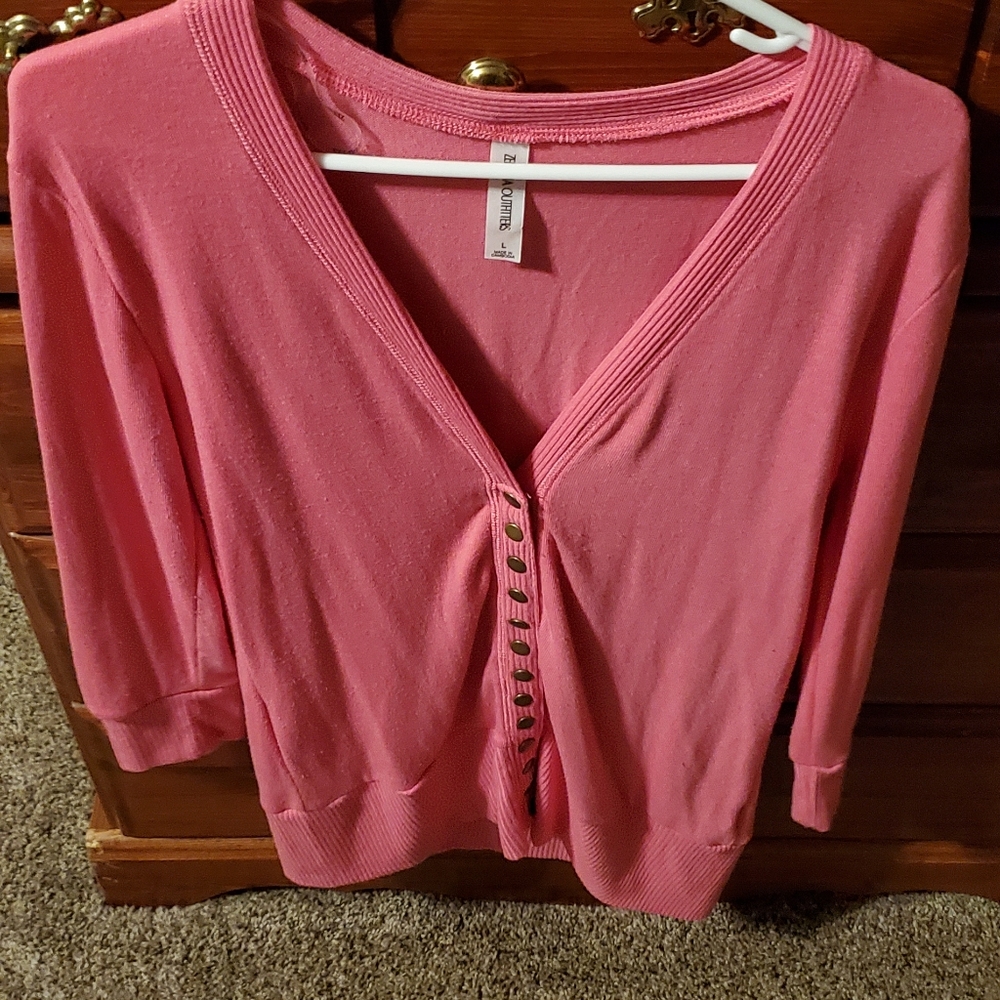 Button up sweater